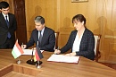 Signing of the Agreement on Simplification of Trade Procedures between the Ministry of Economic Development and Trade of the Republic of Tajikistan and the German Agency for International Cooperation (GIZ)
